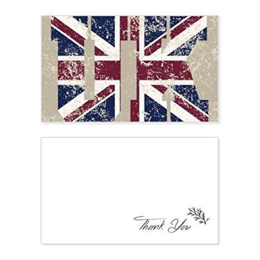 Imagem de Cartão de agradecimento com a bandeira da Union Jack do Rei de Londres, agradecimento de casamento