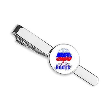 Imagem de Bandeira Russa Raiz Família Gravata Clipe de Gravata Presente Homem Empresarial