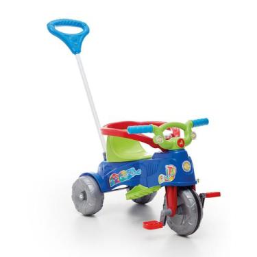 Triciclo Infantil Escolar Pega Carona Bandeirante - Brinquedos Bandeirante  - Velotrol e Triciclo a Pedal - Magazine Luiza