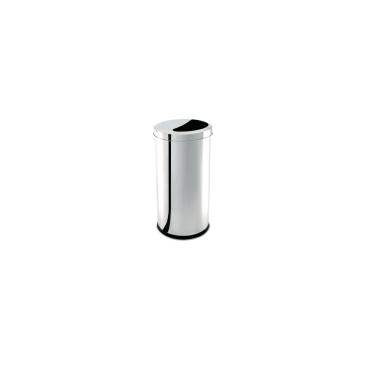 Imagem de Lixeira Meia Lua Brinox Decorline 40,5 Litros Ø 30 x 60 cm Aço Inox