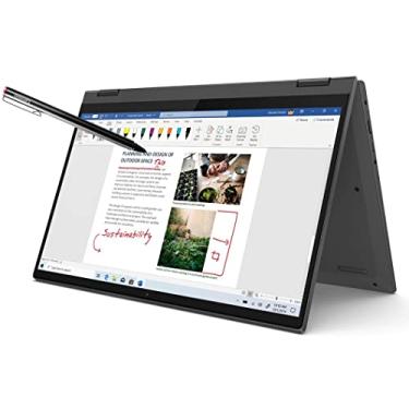 Imagem de Lenovo Laptop IdeaPad Flex 5i 14" FHD 2 em 1 Touchscreen, Intel Core i3-1115G4, 4GB RAM, 128GB SSD, cinza grafite, Windows 11" S Mode, 82HS00R9US