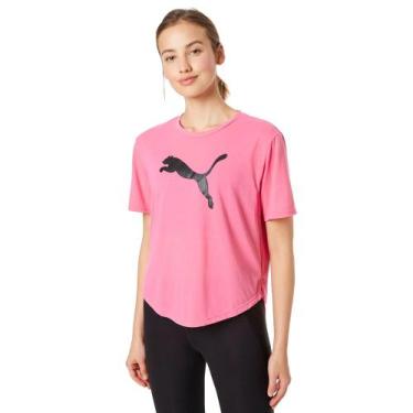 Imagem de Camiseta Feminina Puma Day In Motion Tee Rosa