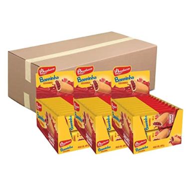 Imagem de Maxi Barrinha Recheada Sabor Goiabinha Bauducco c/ 20 Kit 6 Caixas