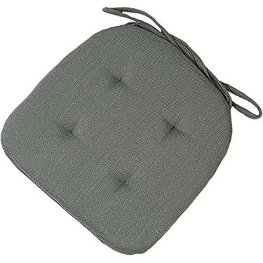 Imagem de Almofada De Cadeira Almofadas De Cadeira, Pacote De 2 Almofadas De Assento Com Laços Almofada De Jardim Almofada De Cadeira Capa De Assento Jardim Para Sala De Jantar Jardim Cozinha Escritório 42x