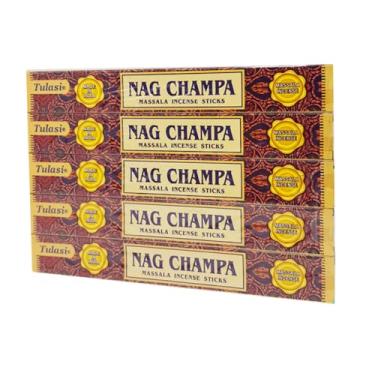 Imagem de Incenso Tulasi Massala Nag Champa 25 caixas de 7 varetas