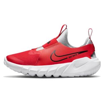 Imagem de Nike T nis infantil Flex Runner 2 (crian a grande), Vermelho/preto/cinza fum claro, 4 Big Kid