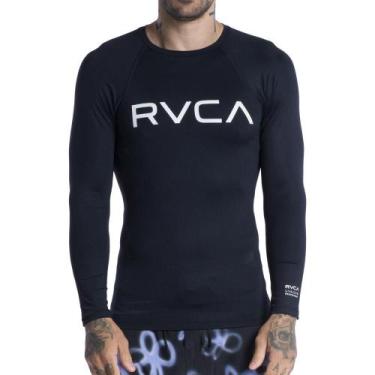 Imagem de Camiseta Rvca Manga Longa Surf Big Rvca Ii Sm24 Preto