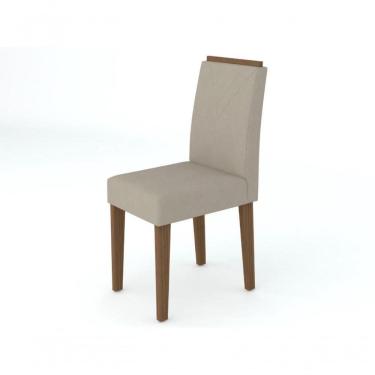 Imagem de Conjunto 2 Cadeiras Amanda Imbuia/animale Marfim - New Ceval