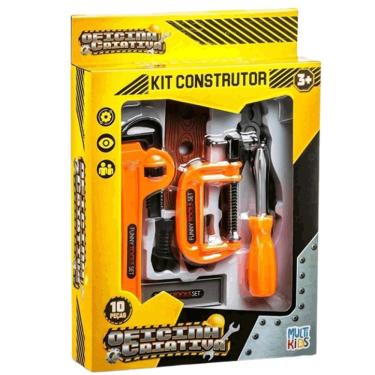 Imagem de Kit de Ferramentas Infantil Oficina Box Construtor Multikids