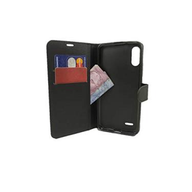Imagem de Capa Carteira LG K22 (Tela de 6.2 - Cor Preta) Capinha Case Flip