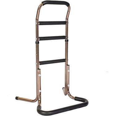 Imagem de Trilhos de cama - Auxílio de trilho de segurança de altura ajustável para idosos e deficientes, assistência de suporte de mobilidade - Auxiliares de vida diária - Suporte de cadeira para idosos - Su