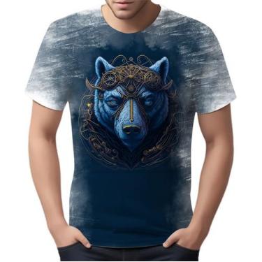 Imagem de Camiseta Camisa Estampada Steampunk Urso Tecnovapor Hd 15 - Enjoy Shop