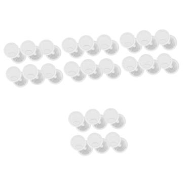 Imagem de Veemoon 24 Peças Tampa de rosqueamento de mesa de computador mangas de plástico tampa do buraco da porta organizador de cabos de mesa ilhó de cabo de mesa fio elétrico suporte