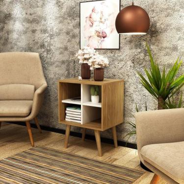 Imagem de Mesa Lateral com 4 Nichos E1720 Tecnomobili