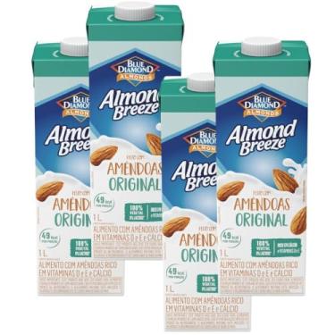 Imagem de Leite de Amêndoas Original Sem Lactose Almond Breeze 4 litros