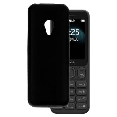 Imagem de MILEGOO Capa de telefone ultrafina para Nokia 125 2020, pudim de gel de silicone macio para Nokia 150 2020 2,4 polegadas (preto)