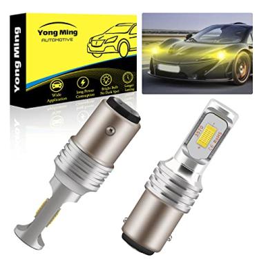 Imagem de YONGMING 1157 Lâmpadas LED 2057 2357 7528 BAY15D Lâmpadas LED Amarelas 3000K 1000 Lumens 1157 Lâmpadas de Substituição de LED para Luz de Freio de Estacionamento, Luzes Pisca-pisca-pisca Pacote com 2