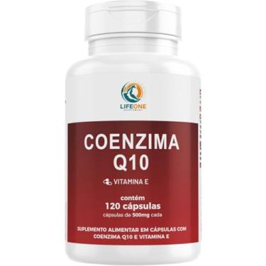 Imagem de Life One Coenzima Q10 100mg, Vitamina E, 120 Cápsulas