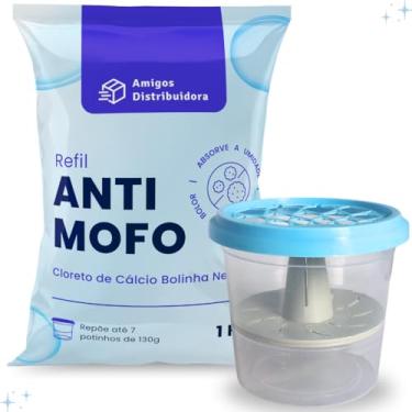 Imagem de Antimofo Bolinha 1kg + 1 Pote Anti mofo 130g Amigos Distribuidora