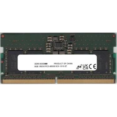 Imagem de TAC Trading OEM 8GB DDR5 Micron 4800MHz SODIMM PC5-4800B-SC0, 1Rx16, 1.1V SO-DIMM 262 Pin Busines para Dell HP Lenovo Laptop Notebook All-in-One (AIO) Módulo de memória RAM (MTC4C10163S1SC48BA1 BC)