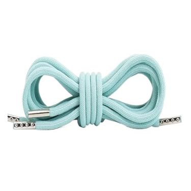 Imagem de Elastic Laces Sneakers For Sport Shoelaces Rubber Band For Casual Shoes Outdoor Leisure Round Shoestring Accessories(Light green)