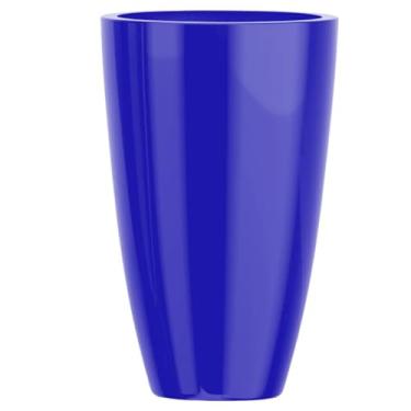 Imagem de Vaso Plantas Decorativo Fibra De Vidro Grande 70cm Roma M (Azul Royal)