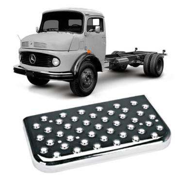 Imagem de Par Estribo Lateral para Mercedes-Benz 1113/1114 Cromado - Fabbof