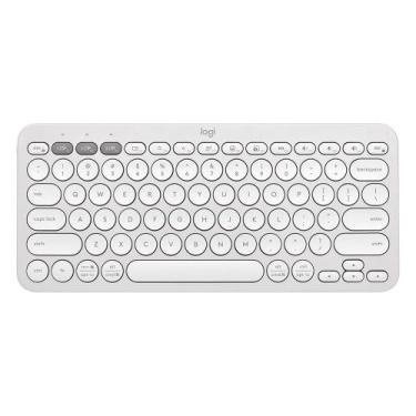 Imagem de Teclado Sem Fio Logitech, Bluetooth e USB, Pebble Keys 2 K380s, Easy-S