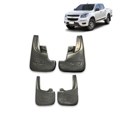 Imagem de Kit Apara Barro Dianteiro e Traseiro Chevrolet S10 2012 2013 2014 2015