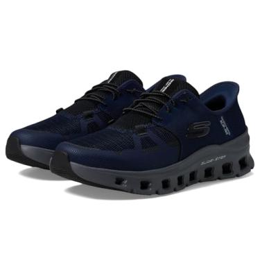 Imagem de Skechers Tênis masculino Glide-Step Pro Hands Free Slip-in, Azul-marinho/carvão, 9.5 Wide