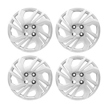 Imagem de Jogo Calota Aro 14 Prata GM Onix 2023 2024 - GFM