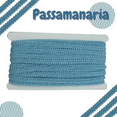 Imagem de Passamanaria  - Fita Galão - Rolo C/ 20 Metros Azul Bebe - Nº: 177 - 9
