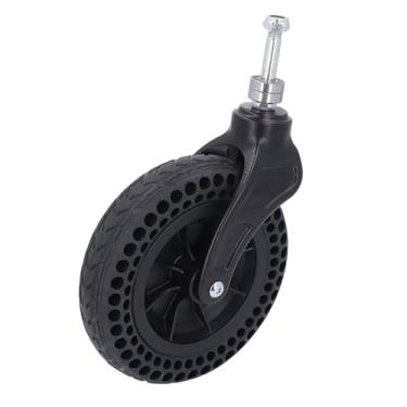 Imagem de Rodízio Universal de 8 Polegadas Antiderrapante TPE Substituição de Roda Sólida de Borracha para Carrinho, Resistente Ao Desgaste Com Capacidade de Carga de 75 Kg, Adequado para
