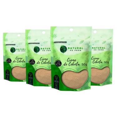 Imagem de Creme de Cebola Ingrediente Selecionados Alta Qualidade Kit 4 Pouch 50