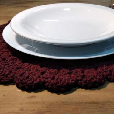 Imagem de Kit 12 Souplast Jogo Americano em  Croche Artesanal - Love Baby Enxova