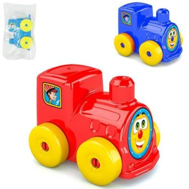 Imagem de Trem/Trenzinho Piui Roda Livre 16X10X9,5Cm - Ggbplast brinquedos