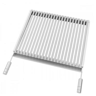 Imagem de Grelha de Inox Parrilha 60X45 Cm Grelha tipo Argentina - JME METAL