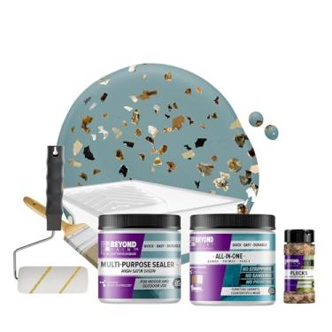 Imagem de Beyond Paint Kit de reforma de bancada Oxford Bronze Flecks com tinta, selador, manchas e ferramentas para bancadas, Nantucket