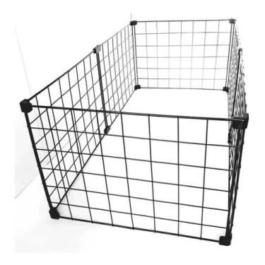 Imagem de Cercado P Cachorro,coelho Porquinho Da Índia 60x120  - Cercadinho Tela