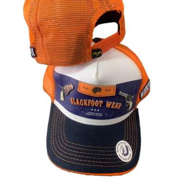 Imagem de Boné Trucker Country Aba Curva In The West Snapback Telinha - Blackfoo