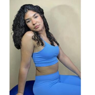 Imagem de Conjunto top e legging poliamida alta qualidade zero transparencia - j