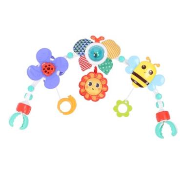 Imagem de Brinquedo de Atividade de Berço de bebê Brinquedo de Balanço de Móvel de Múltiplas Cores para Meninos e Meninas Cama e Carrinho de Recém-nascido