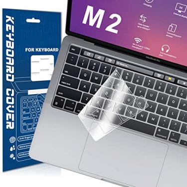 Imagem de Capa de teclado TPU ultrafina transparente para MacBook Pro 13" M2 (2022)/Chip M1 (2020)/MacBook Pro 16" (2019/2020), número do modelo A2338 A2289 A2251 A2141 EUA, acessórios de protetor de teclado