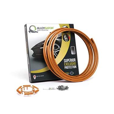Imagem de AlloyGator Protetores de roda de liga leve | Protetores de aro | Proteção de roda | Proteção de roda de liga leve | Serve para rodas de 30 a 61 cm | 14 cores | Pacote com 4 (rodas de bronze e até 61 cm)