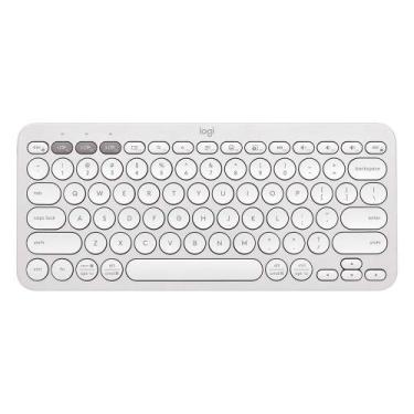 Imagem de Teclado Sem Fio Logitech Pebble Keys 2 K380s Bluetooth Branco US -  92