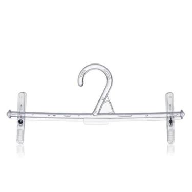 Imagem de Cabide Acrílico Adulto c/grampos 34 cm - 2043 - IOPLAST, Acrílico, 200