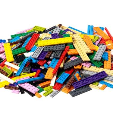 Imagem de MANNIDOO 360 Pieces Flat Building Plates, 12 Sizes Multipacks Plates Compatible with Lego Parts and Pieces, Small Flat Platform Base for Building Bricks, 16 Colors