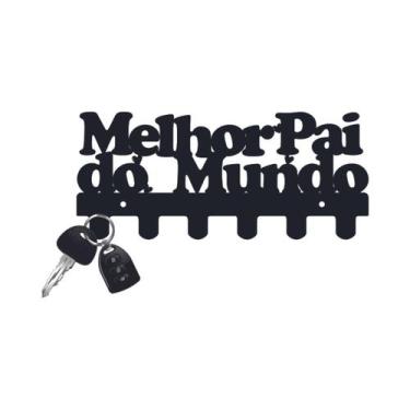 Imagem de Suporte para Chave em Acrílico Melhor Pai do Mundo - Império da Impres