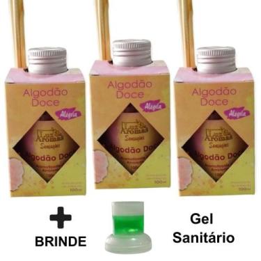 Imagem de 3 Aromatizador Ambiente Vareta Difusor Cheiroso Perfume Casa 100ml Odo