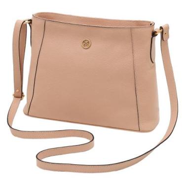Imagem de Bolsa de Couro Mariart Jasmim, Creme